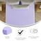 Flash Furniture Capri Comfortable Sleep 3-in Lavender Infused Queen Memory Foam Mattress Topper w/Ventilated Design HLC-LAV-QUEEN-3-GG - alternate 8